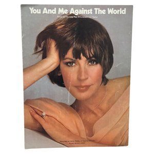 Helen Reddy You and Me Against the World Piano Sheet Music 1974 Paul Williams
